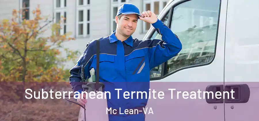  Subterranean Termite Treatment Mc Lean-VA